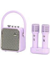 Аксессуар Портативная bluetooth караоке-колонка с двумя микрофонами Divoom Songbird-SE (лаванда)