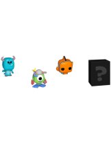 Аксессуар Фигурка Funko Bitty POP! Pixar: Sulley + Mike Wazowski + Nemo + Mystery (4 Pack)