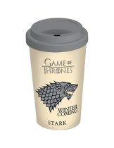 Аксессуар Кружка с крышкой Game of Thrones: Stark (Winter is Coming)