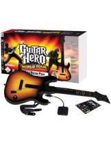 Аксессуар Беспроводная гитара Guitar Hero 3 (Б/У)