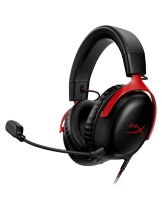 Аксессуар Проводная игровая гарнитура HyperX Cloud III Gaming Headset, black/red