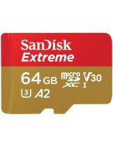 Аксессуар Карта памяти MicroSD 64GB SanDisk Class 10 Extreme (R/W 170/80 MB/s)