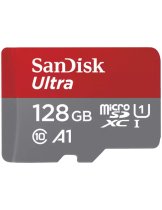 Аксессуар Карта памяти MicroSDXC 128GB SanDisk Class 10 Ultra Android UHS-I A1 (140 Mb/s) + SD адаптер