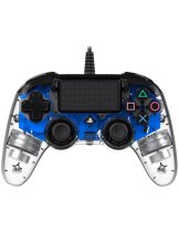 Аксессуар Проводной геймпад Nacon Wired Illuminated Compact Controller, blue (PS4/PC)