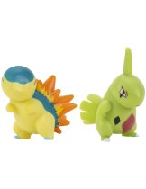 Аксессуар Набор фигурок Pokemon: Battle Figure Pack - Larvitar and Cyndaquil (Series 10)