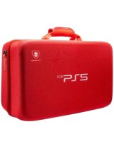 Аксессуар Сумка для консоли и геймпадов PS5 Dead Skull Red