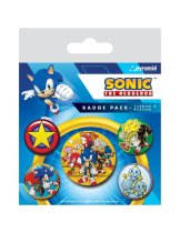 Аксессуар Набор значков Sonic The Hedgehog: Speed Team (5 шт.)