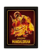 Аксессуар Постер лентикулярный Star Wars: The Mandalorian S2 (Montage)