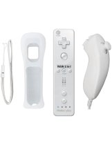Аксессуар Wii Remote Plus + Wii Nunchuk, white