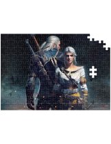Аксессуар Пазл The Witcher Geralt & Ciri (1000 элементов) (Gaming Series)