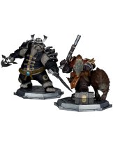 Аксессуар Фигурка World of Warcraft: Dwarf Hunter: Beastmaster / Marksman & Pandaren: Monk / Rogue 2 Pack (Gold Label)