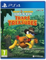 Диск Crazy Chicken Jump n Run Traps and Treasures [PS4]