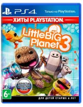 Диск LittleBigPlanet 3 [Хиты Playstation] (Б/У) [PS4]