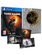 Диск Shadow of the Tomb Raider - Limited Steelbook Edition [PS4]