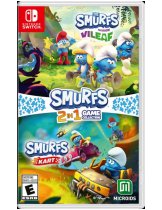 Диск Smurfs 2 in 1 Game Collection: Mission Vileaf & Smurfs Kart (US) [Switch]