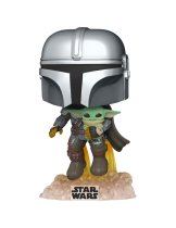 Аксессуар Фигурка Funko POP! Bobble: Star Wars: Mandalorian: The Mandalorian with The Child #402