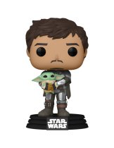 Аксессуар Фигурка Funko POP! Bobble: Star Wars: Mandalorian: Mandalorian with Grogu #461