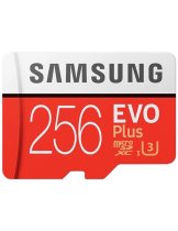 Аксессуар Карта памяти MicroSD 256GB Samsung Class 10 Evo Plus U3 (R/W 100/90 MB/s) + SD адаптер