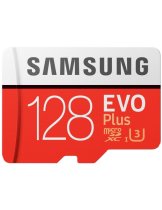 Аксессуар Карта памяти MicroSD 128GB Samsung Class 10 Evo Plus UHS-I U3 (R/W 100/60 MB/s) + SD адаптер