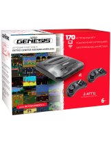 Приставка Приставка 16 bit Retro Genesis Modern + 170 игр + 2 беспроводных геймпада (ZD-02A)