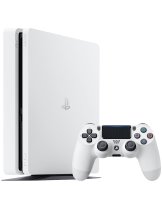 Приставка Sony PlayStation 4 Slim 500GB, белая (CUH-2116A) (Б/У)