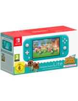 Приставка Nintendo Switch Lite (бирюзовый) + код загрузки Animal Crossing: New Horizons