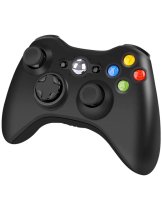 Аксессуар Беспроводной геймпад для Xbox 360, чёрный (NSF-00003)