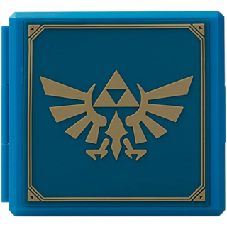 Диск Кейс для хранения 12 игровых карт Premium Game Card Case, Hori - Zelda Hylian Crest