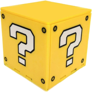 Диск Кейс для хранения 16 игровых карт Premium Game Card Case, Shi Ban - Mario Question Block