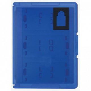 Диск Футляр для хранения 12 игровых флэшкарт PS Vita (синий)