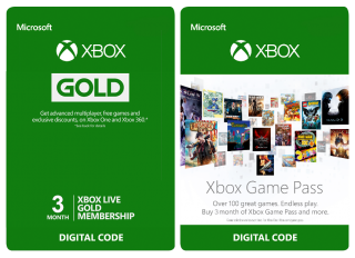 3 Live Gold 3 Game Pass