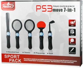 Диск Набор аксессуаров 7 в 1 Sport Pack для PS Move