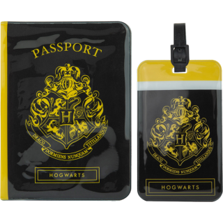 Диск Дорожный набор Гарри Поттер Хогвартс (обложка для паспорта, бирка для чемодана)
