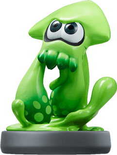 Диск Amiibo Инклинг-кальмар (Inkling Squid) (Splatoon) (Б/У)