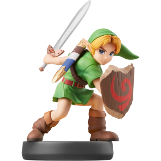 Диск Amiibo No.70 Юный Линк / Young Link (Super Smash Bros)