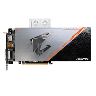 Диск AORUS GeForce® GTX 1080 Ti Waterforce WB Xtreme Edition 11G (GV-N108TAORUSX WB-11GD ), (Б/У) *