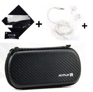 Диск Artplay's Kit-3101 Набор 3 в 1 (сумка,пленка,наушники) ( PSPE1008 Street/3000) carbon,fiber,eva