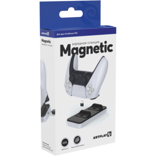 Диск Зарядная станция Artplays Magnetic для DualSense с магнитными штекерами