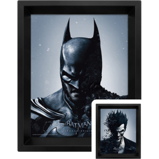 Диск Постер лентикулярный Batman Arkham Origins (Batman/Joker)