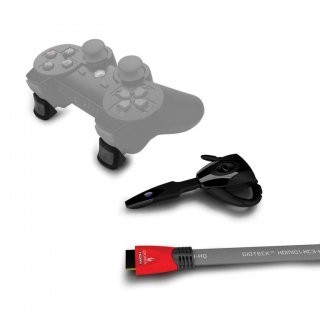 Диск Bluetooth-гарнитура Gioteck PS3 EX-01 + HDMI кабель + триггеры
