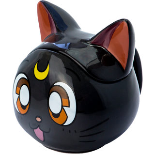 Диск Кружка 3D с крышкой Sailor Moon Luna 350ml