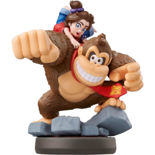 Диск Amiibo Донки Конг и Паулина (Donkey Kong & Pauline) (Donkey Kong Bananza) (Б/У)