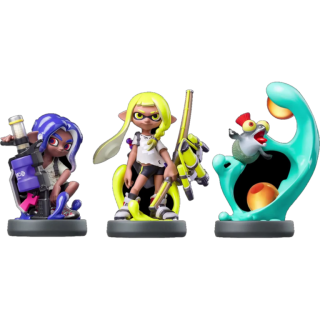 Диск Amiibo Inkling, Octoling, Smallfry (Splatoon)