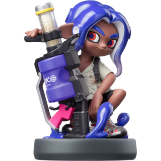 Диск Amiibo Октолинг синий (Octoling Blue) (Splatoon) (JP)