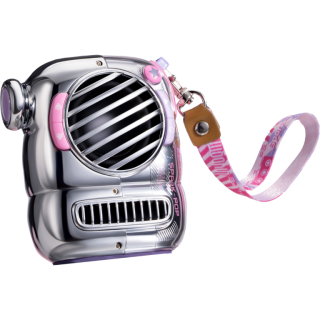Диск Портативная bluetooth мини колонка Divoom Spark-Pop (розовый)