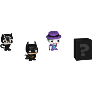 Диск Фигурка Funko Bitty POP! DC Comics: Batman: Batman + Joker + Catwoman + Mystery (4 Pack)