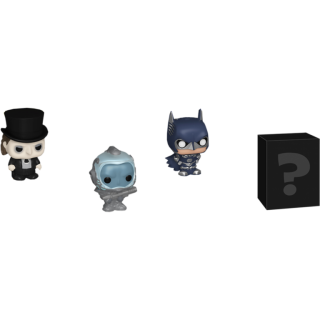 Диск Фигурка Funko Bitty POP! DC Comics: Mr. Freeze + Batman + Penguin + Mystery (4 Pack)