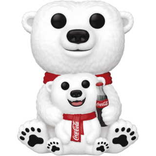 Диск Фигурка Funko POP! Ad Icons: Coca-Cola: Coca-Cola Polar Bear with Cub #241