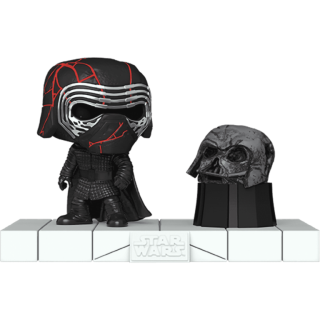 Диск Фигурка Funko POP! Deluxe: Star Wars: Kylo Ren with Darth Vader's Helmet #739