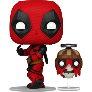 Диск Фигурка Funko POP! Marvel: Deadpool & Wolverine: Deadpool with Headpool #1400